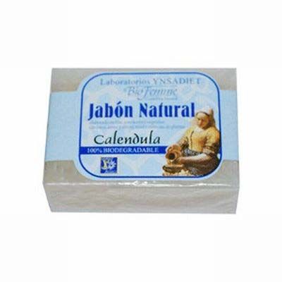 Jabón de CALENDULA 100gr BIOFEMME, indicado en eczemas, psoriasis y descamaciones, por su poder reestructurante.
